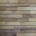 Teak flooring with mastic strip